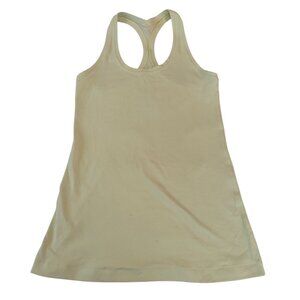 Lululemon Womens Yellow Racerback Tank Top Size S